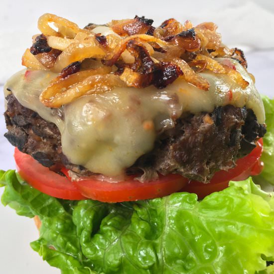 Smoked Burgers | Stovetop Smoker Re - Recipe photo by summeryule.com