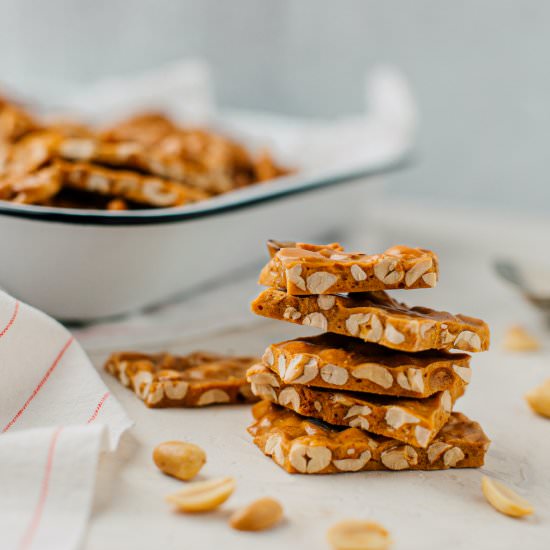 microwave peanut brittle - Recipe photo by hillcitybride