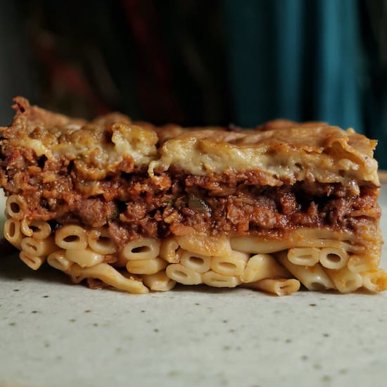 vegan pastitsio (greek lasagna) - Recipe photo by fromthecomfortofmybowl