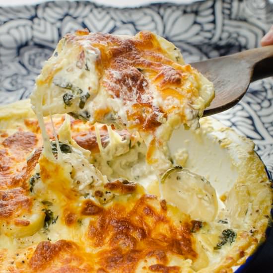 Parsnip and Sweet Potato Gratin - Recipe photo by Flawless Food