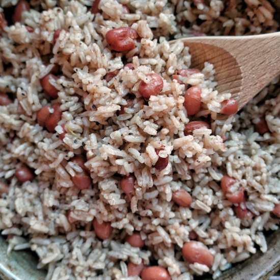 Jamaican Rice and Peas - Recipe photo by fromthecomfortofmybowl