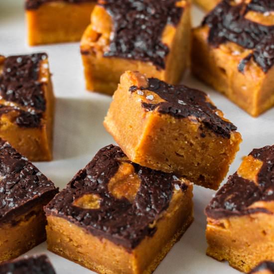Pumpkin Blondies - Recipe photo by gatheredatmytable