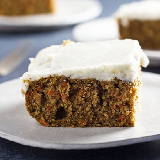 The Best Vegan Carrot Cake - Recipe photo by kettleandkale