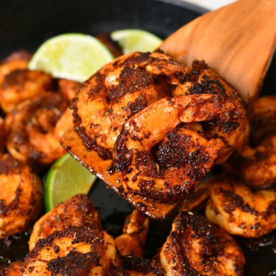 Blackened Shrimp - Recipe photo by WillCookForSmiles