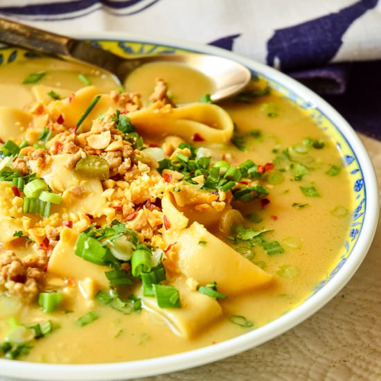 Asian Pork and Noodle Soup - Recipe photo by thisishowicook