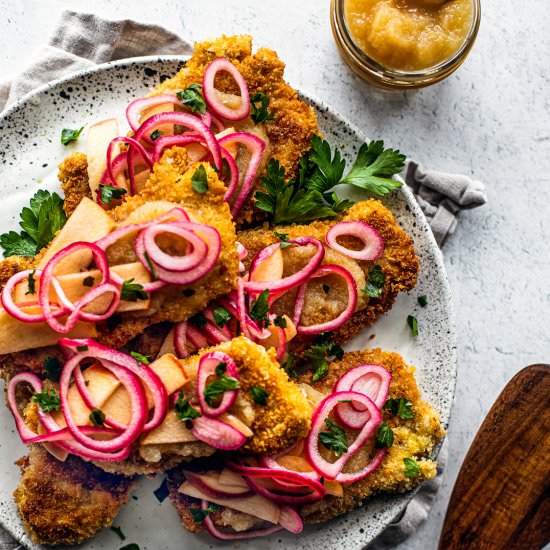 pork schnitzel - Recipe photo by killingthyme