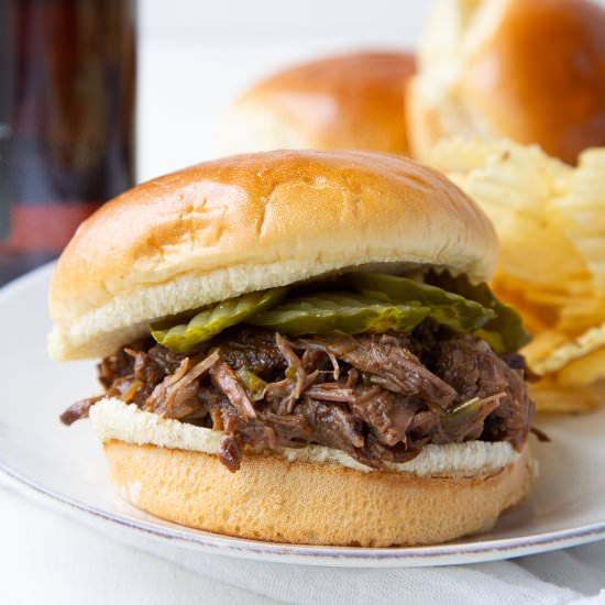 Slow Cooker Beef BBQ - Recipe photo by giftofhospitality