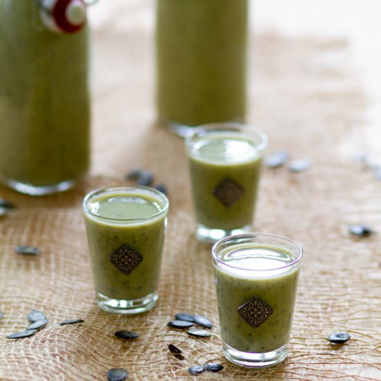 Pumpkin seeds liqueur - Recipe photo by mecooks.com
