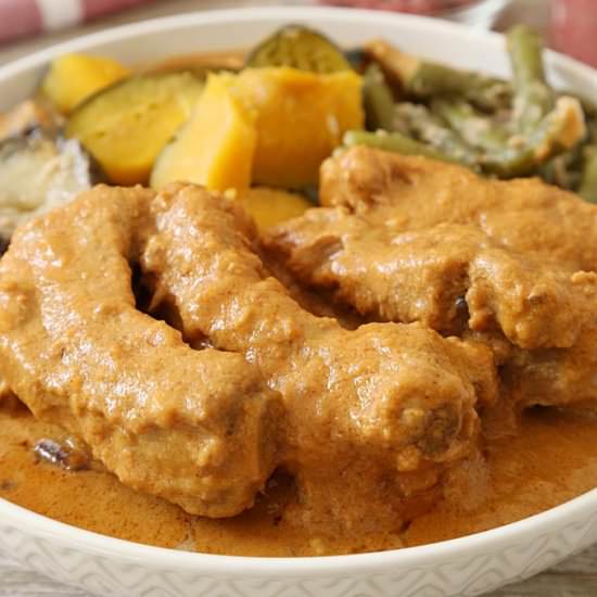 Ribs in Peanut Sauce & Coconut Milk - Recipe photo by todays delight