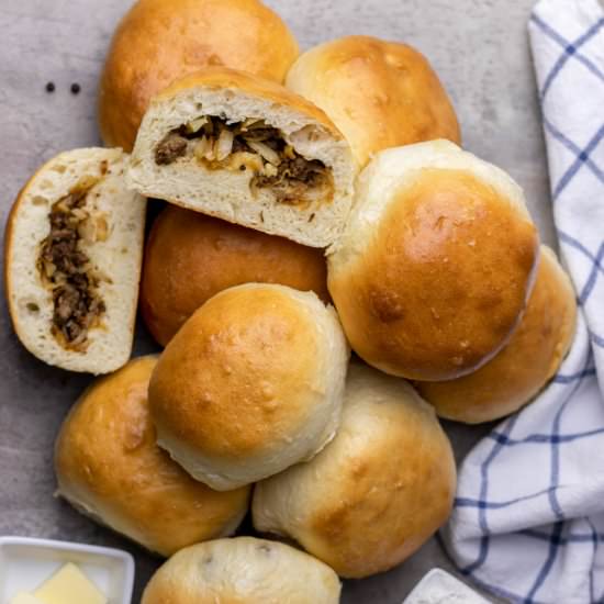Bierocks (Cabbage Buns) - Recipe photo by whippeditup