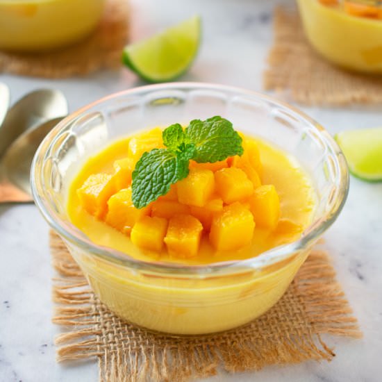 All Seasons Mango Pudding - Recipe photo by scruffandsteph