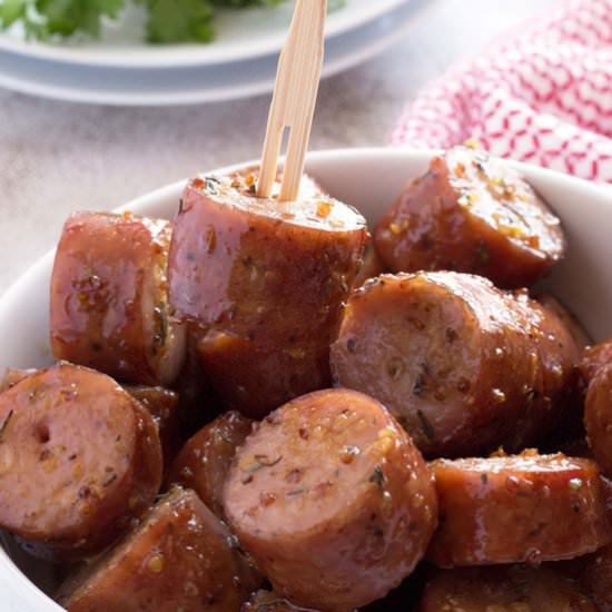 Chicken Apple Sausage Bites - Recipe photo by borrowedbites