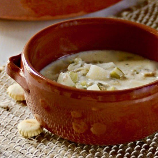 Boston Clam Chowder - Recipe photo by Kitchengetaway