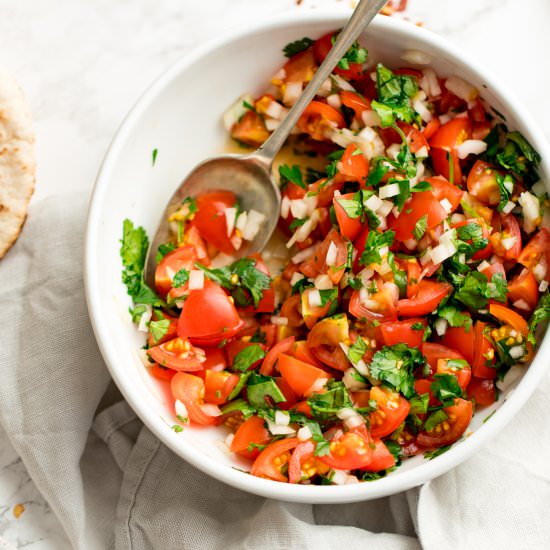 Tomato and Onion Salad - Recipe photo by KitchenSanctuary