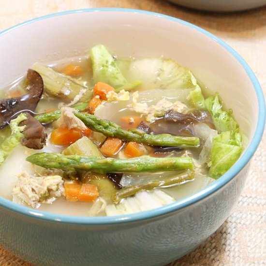 Chicken Asparagus Soup - Recipe photo by todays delight