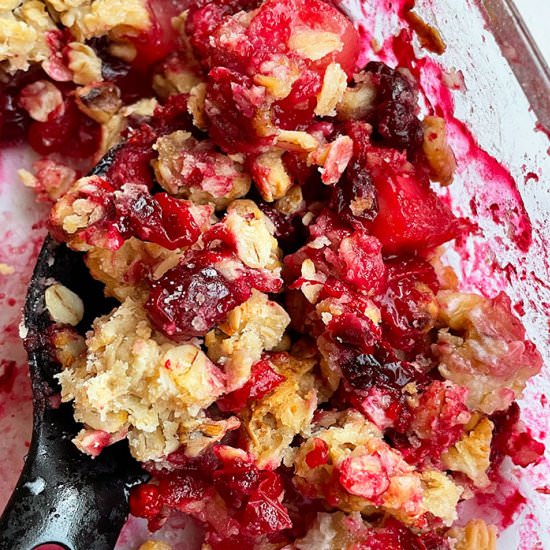 Apple Cranberry Crisp - Recipe photo by Cakewhiz