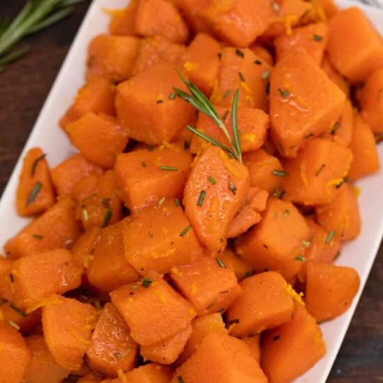Brown Sugar Candied Yams - Recipe photo by peasandpeonies