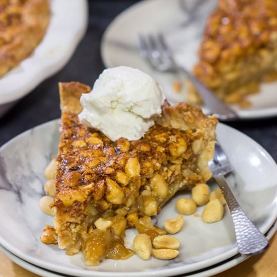 Virginia Peanut Pie - Recipe photo by spicedblog