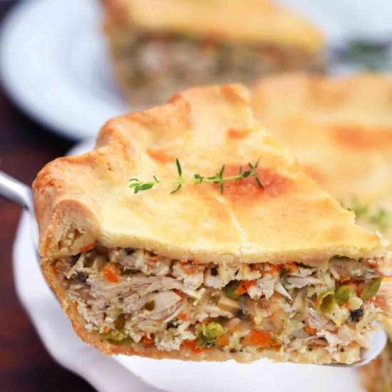 Turkey Pot Pie - Recipe photo by peasandpeonies