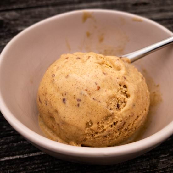 Sticky Toffee Pudding Ice Cream - Recipe photo by Max Makes Munch