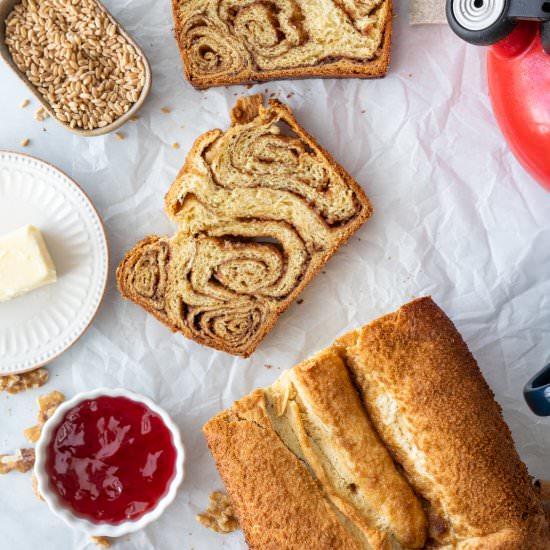Povitica Style Swirl Bread - Recipe photo by Aredspatula