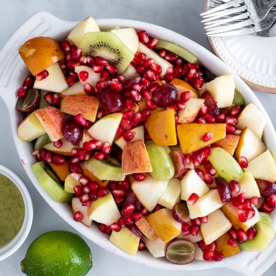 Autumn Fruit Salad - Recipe photo by Aredspatula