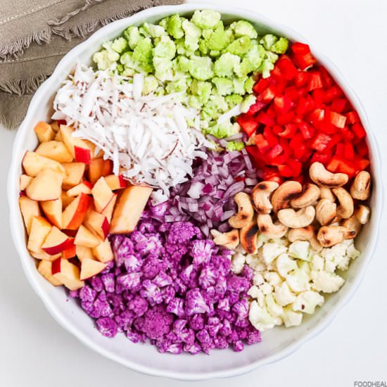 CAULIFLOWER SALAD WITH COCONUT - Recipe photo by FOOD HEAL