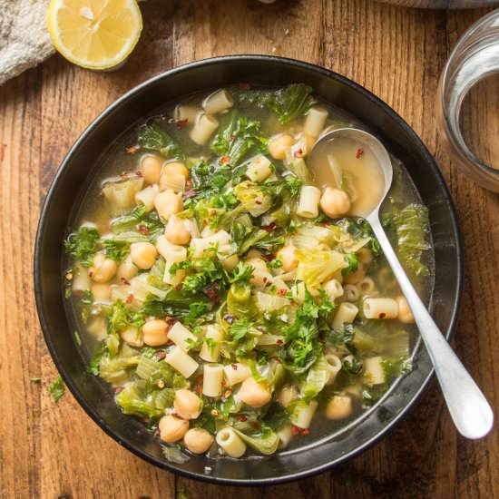 Escarole Soup - Recipe photo by Connoisseurus Veg