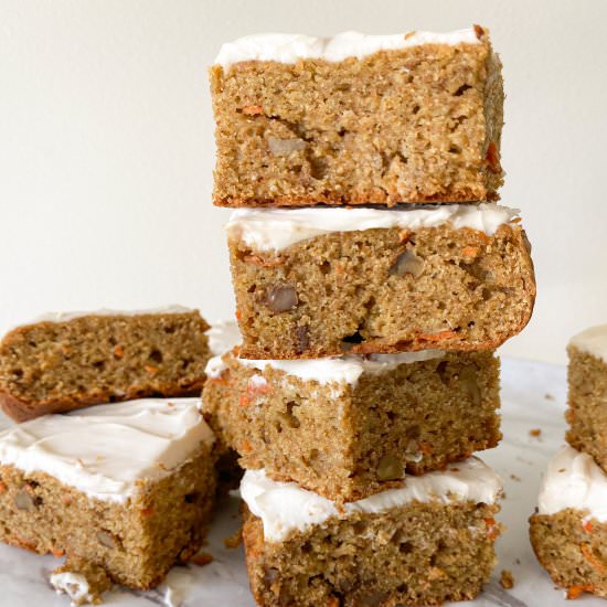 Healthy Carrot Cake Bars - Recipe photo by frozen_bananas_