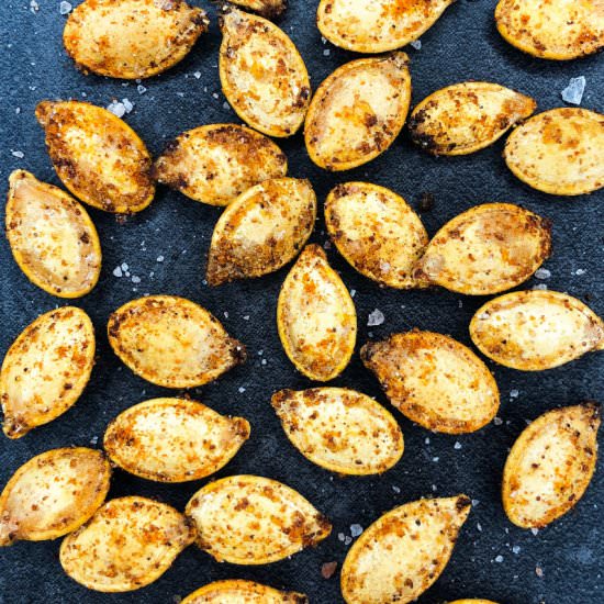 Roasted Pumpkin Seeds - Recipe photo by theonlinefarmersmarket