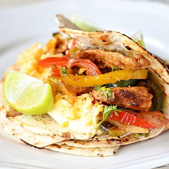 Chicken Fajitas - Recipe photo by Savory Bites