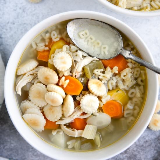 Alphabet Soup - Recipe photo by theforkedspoon