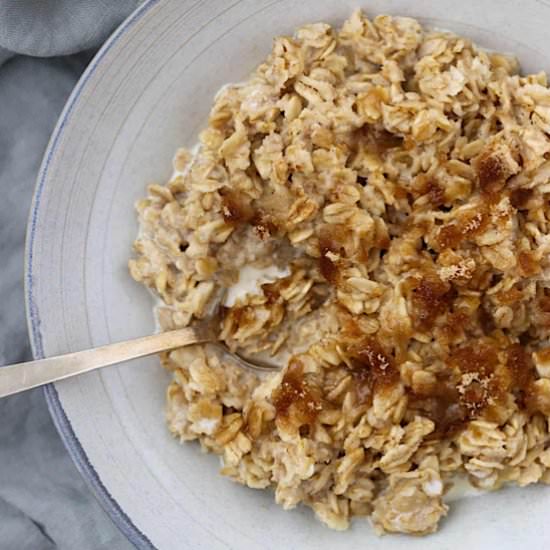 Simple Oatmeal with Sugar and Cream - Recipe photo by truenorthkitchen