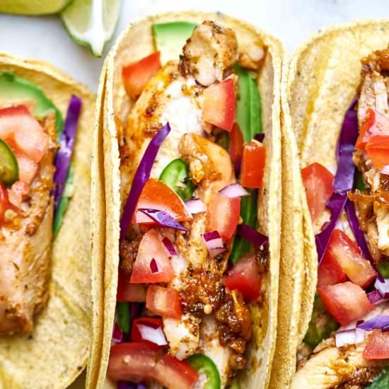 Chicken Tacos - Recipe photo by proportionalplate