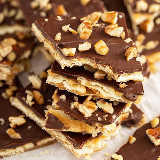 Saltine Cracker Toffee - Recipe photo by bellyfull