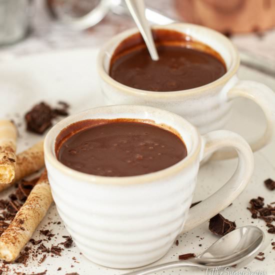 Italian hot chocolate - Recipe photo by littlesugarsnaps