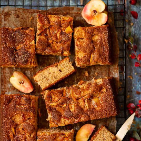 Spiced Apple Traybake - Recipe photo by littlesugarsnaps
