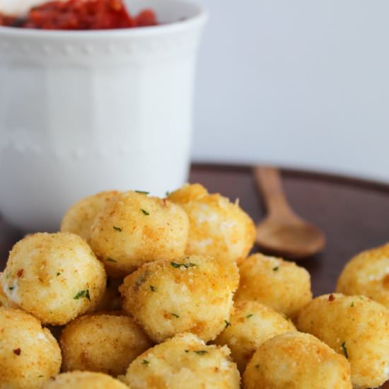 Fried Goat Cheese Bites - Recipe photo by SaporitoKitchen