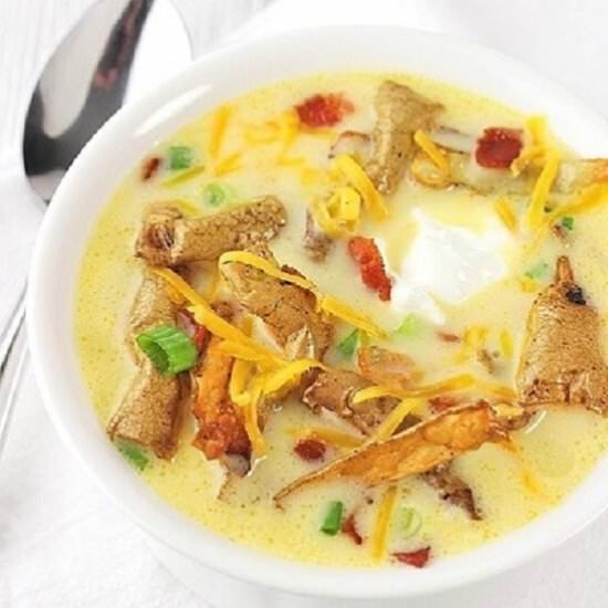 cheesy potato soup - Recipe photo by nowcookthis