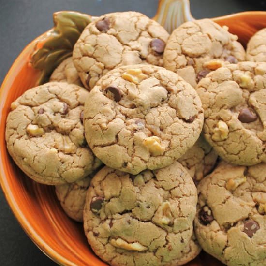 Chocolate Walnut Spice Cookies - Recipe photo by MyRecipeReviews