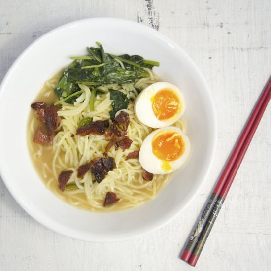 Japanese shoyu tamago - Recipe photo by Hungry PeePor
