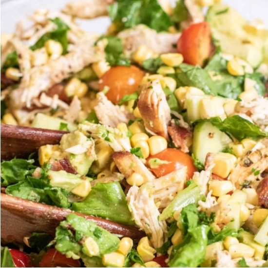 Avocado Chicken Chopped Salad - Recipe photo by servedfromscratch