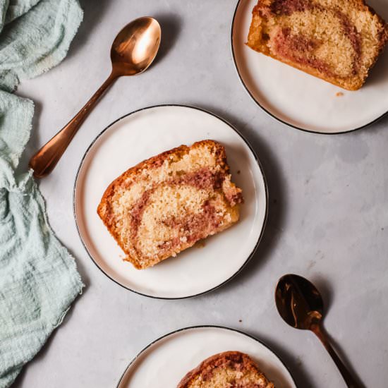 Raspberry Pound Cake - Recipe photo by lifebeginswithdessert