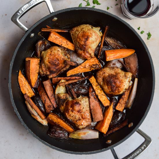 One Pan Sweet Israeli Chicken - Recipe photo by missrachelphipps