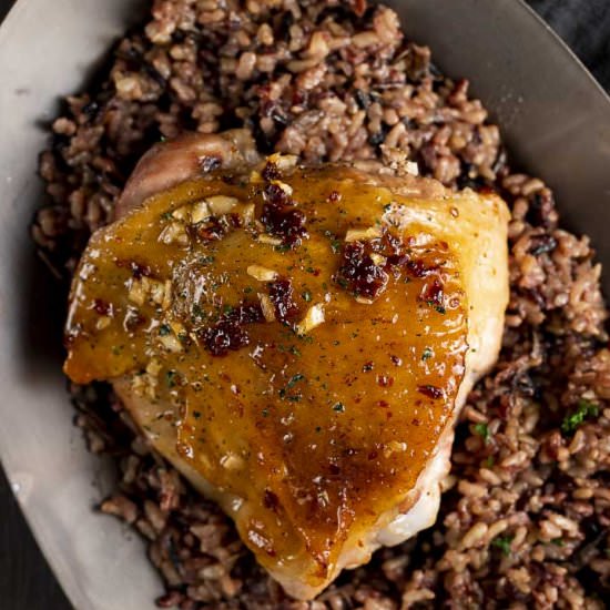 Buttery Roasted Turkey Thighs - Recipe photo by Went Here 8 This