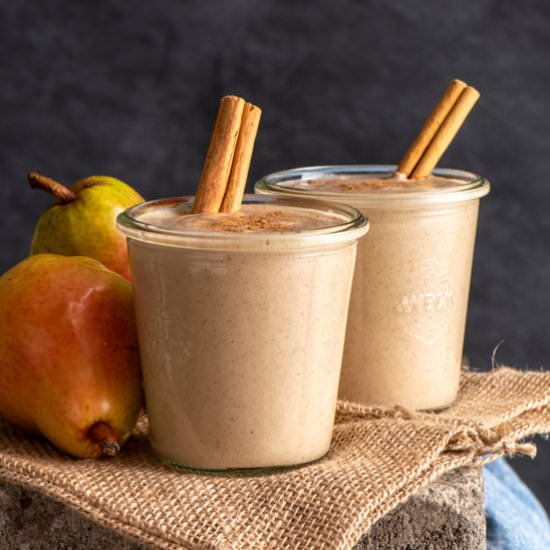 Warming Autumn Pear Smoothie - Recipe photo by plantedandpicked