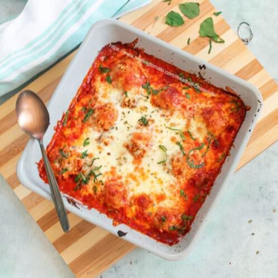 Vegetarian Meatball Casserole - Recipe photo by healingtomato