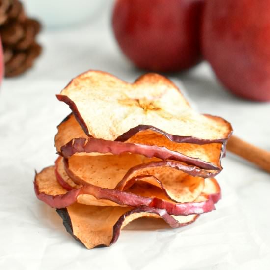 Air Fryer Apple Chips - Recipe photo by Herbs and Flour