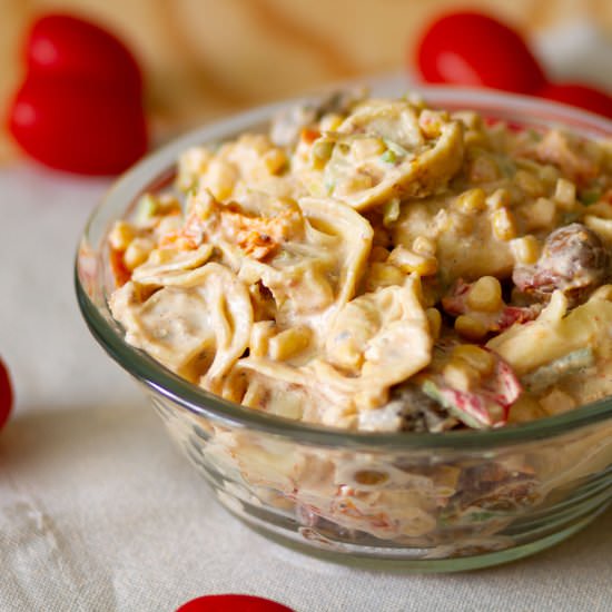 Tortellini salad - Recipe photo by mecooks.com