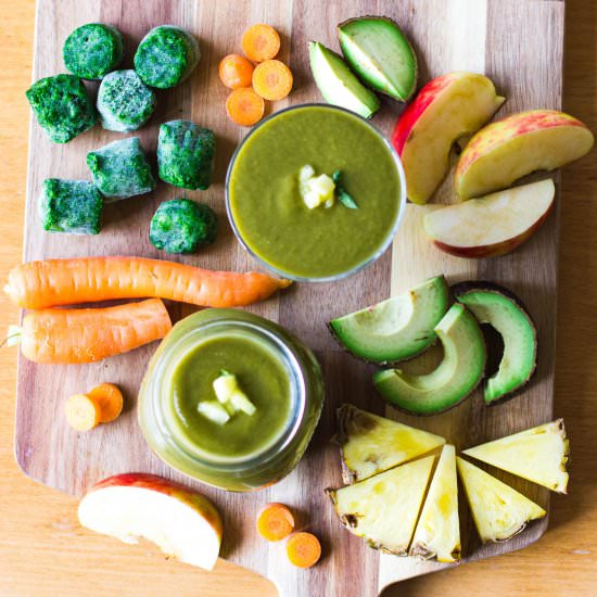 Tropical Creamy Green Smoothie - Recipe photo by refreshmyhealth